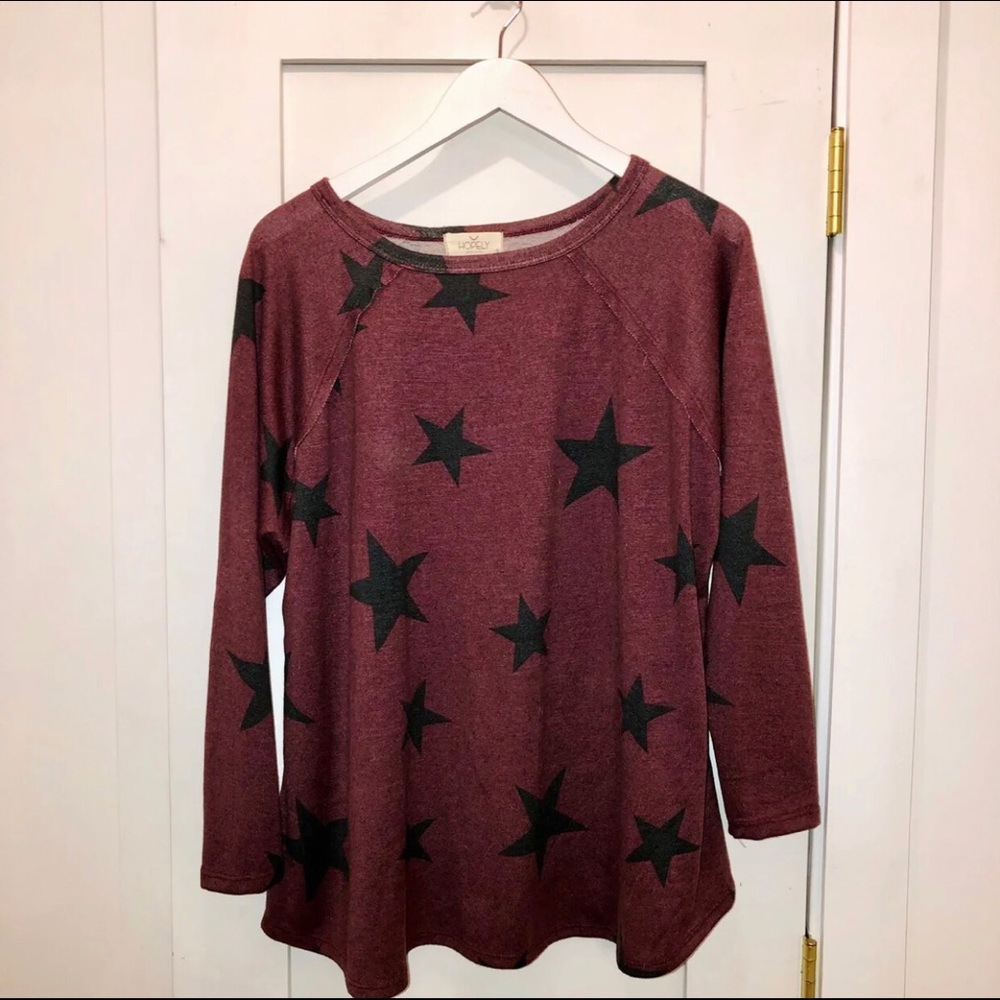 Star Print Top